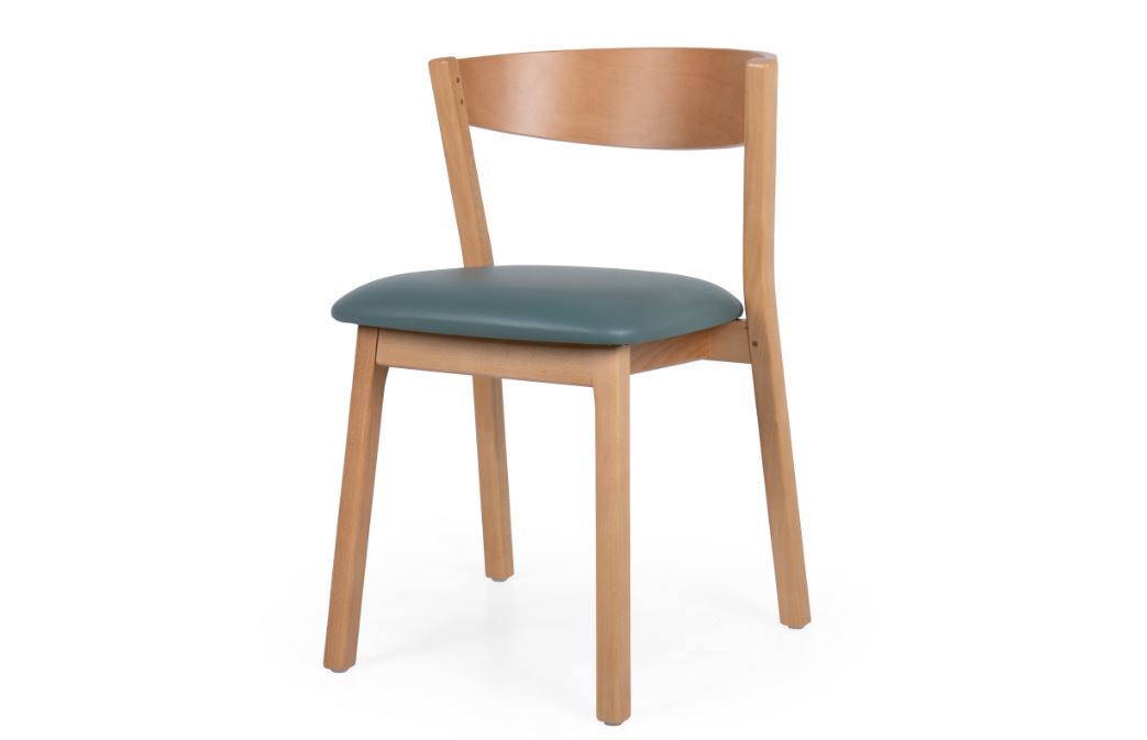 Eva Chair Cafe Seating, timber back